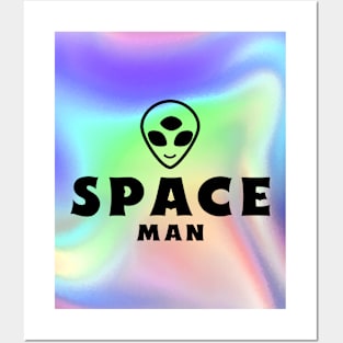 Space Men Alien Posters and Art